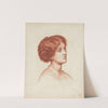 A study of Mrs Frederick Leyland, bust-length, for ‘Monna Rosa’ (1867) by Dante Gabriel Rossetti