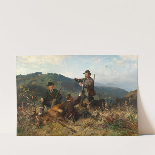 A Successful Hunt by Carl Friedrich Deiker