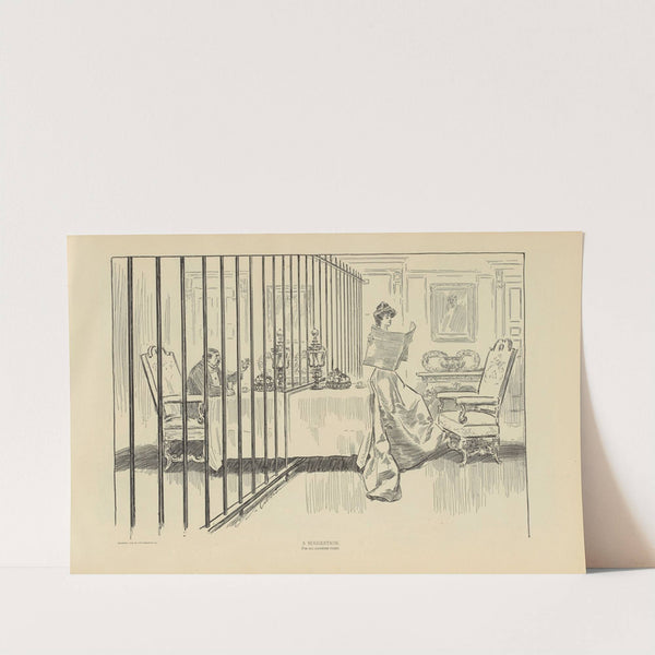 A suggestion (1900-1905) by Charles Dana Gibson