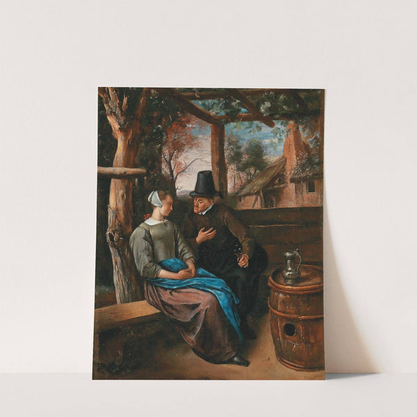 A Suitor With A Young Woman by Jan Steen