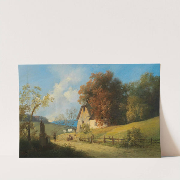 A summer day outdoors by Ignaz Raffalt