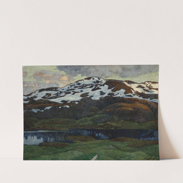 A Summer Evening by Kallsjön by Helmer Osslund