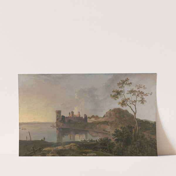 A Summer Evening (Caernarfon Castle) (1764-1765) by Richard Wilson