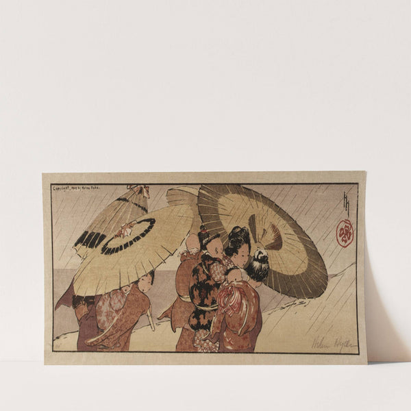 A Summer Shower (1909) by Helen Hyde