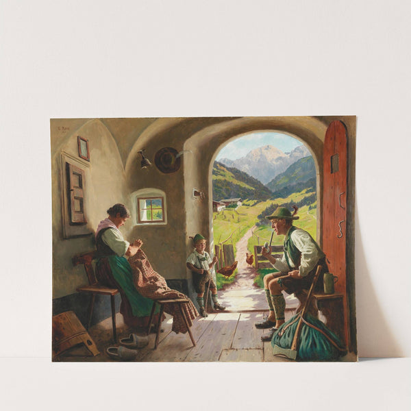 A Summer’s Day in Tyrol by Emil Rau