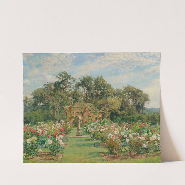 A Sundial In A Rose Garden by Alfred Parsons