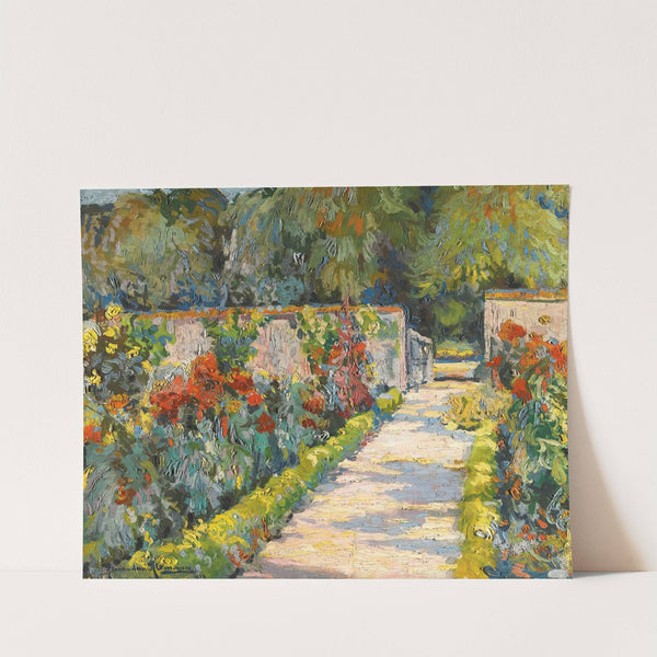 A Sunlit Garden by Alexander Altmann