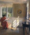 A sunlit interior