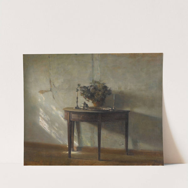 A Sunlit Interior by Carl Holsøe