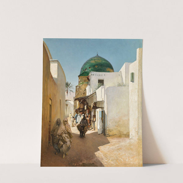 A sunlit street by Rubens Santoro