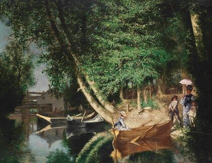 A sunny afternoon on the riverside