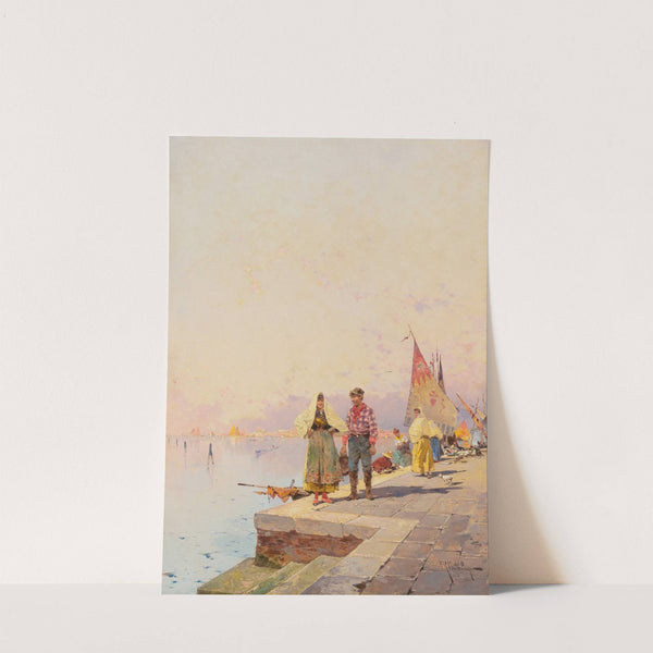 A Sunny Day In Venice by Franz Richard Unterberger