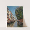 A Sunny Day on a Venetian Canal by Martin Rico y Ortega