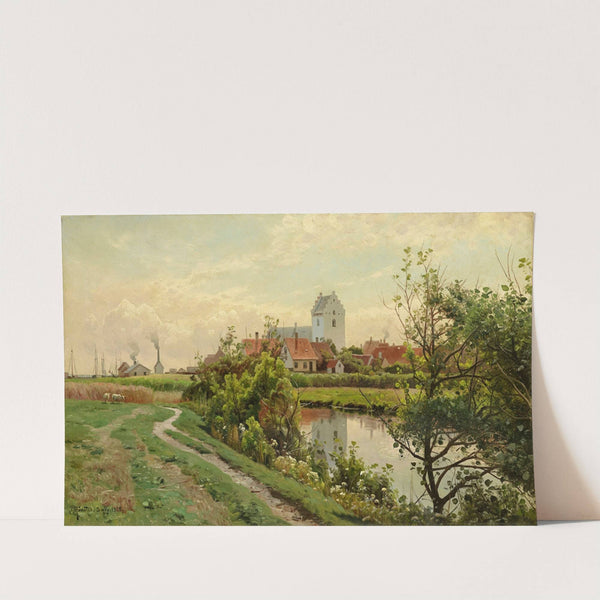 A Sunny Day, Såby (1915) by Peder Mørk Mønsted