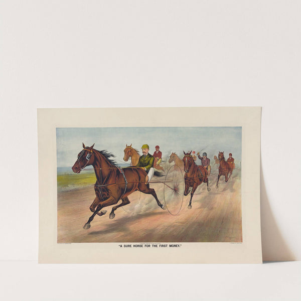 A sure horse for the first money (1886) by John Cameron