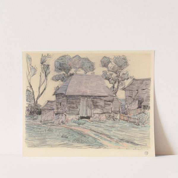 A Sussex Barn by Robert Polhill Bevan