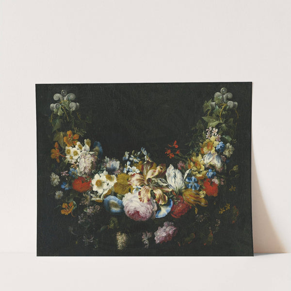 A Swag of Flowers by Gaspar Peeter Verbruggen the Elder