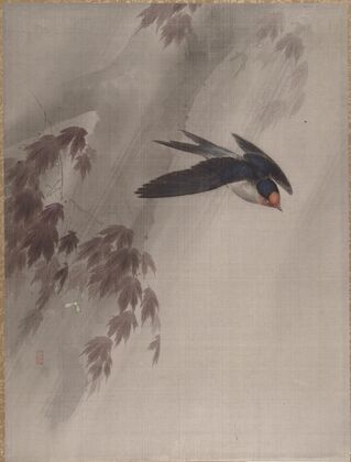 A Swallow in the Rain (ca. 1891–92)