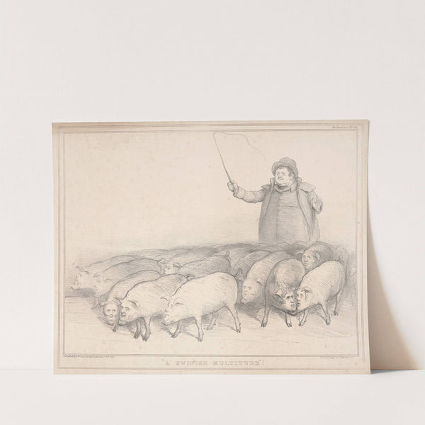 A swinish multitude (1835) by John Doyle