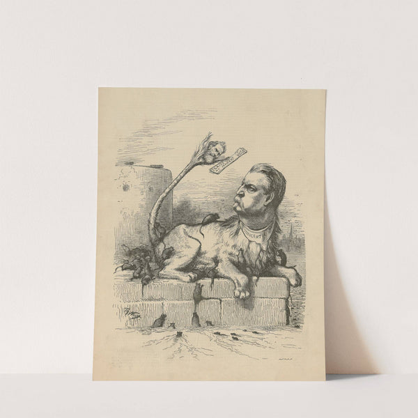 A tail praising its head (1880) by Thomas Nast