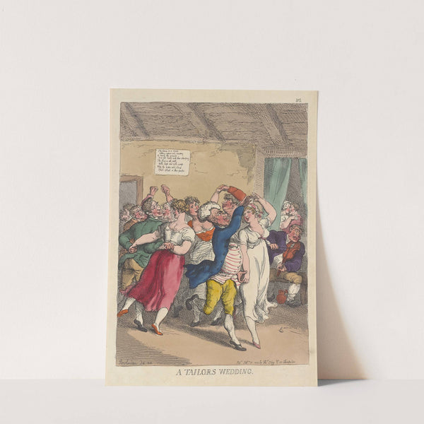 A tailors wedding (1814) by Thomas Rowlandson