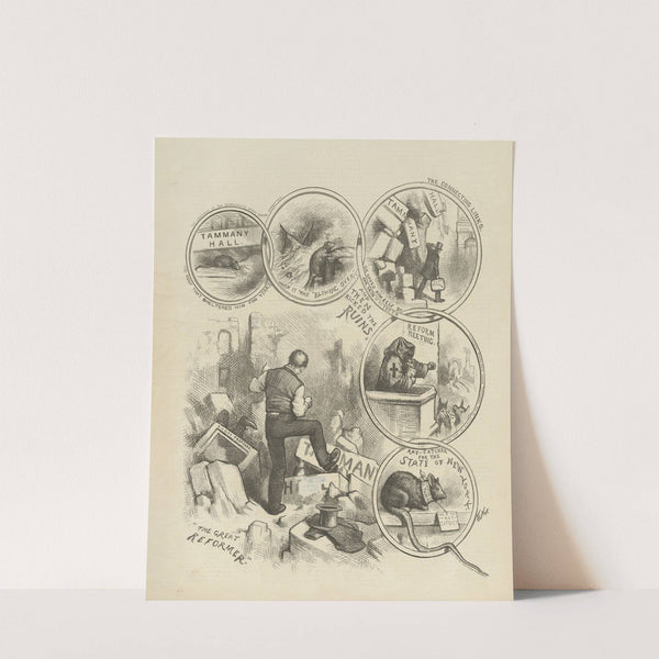 A Tammany rat (1874) by Thomas Nast