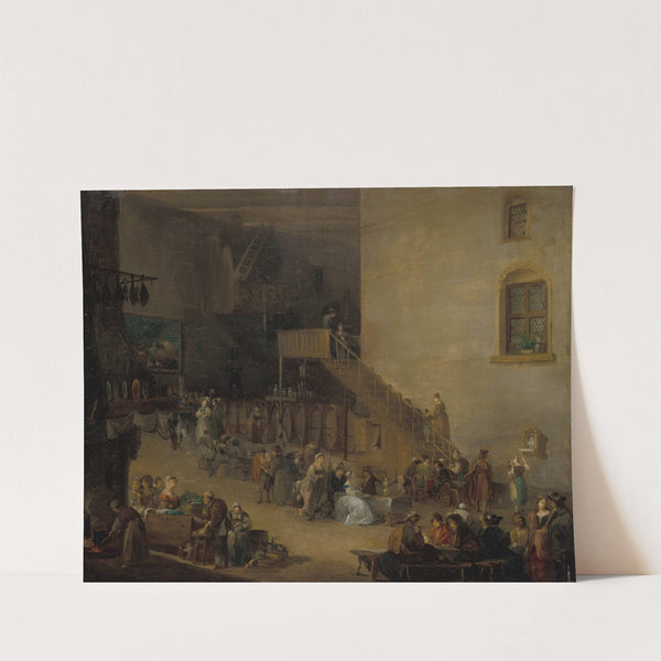 A tavern interior by Giuseppe Bernardino Bison