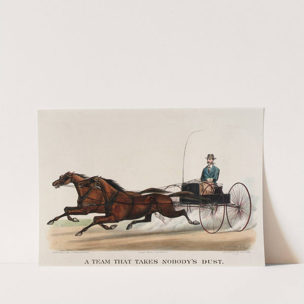 A Team That Takes Nobody’s Dust (1875) by John Cameron