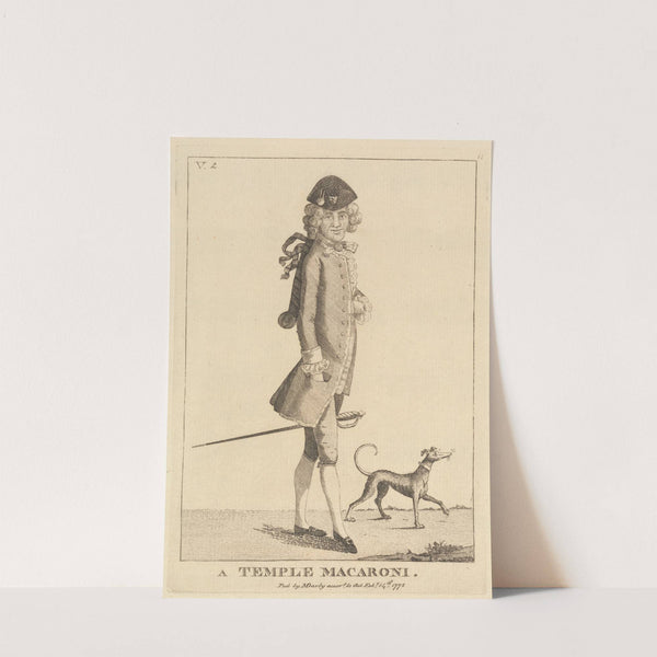 A Temple Macaroni by Mary Darly