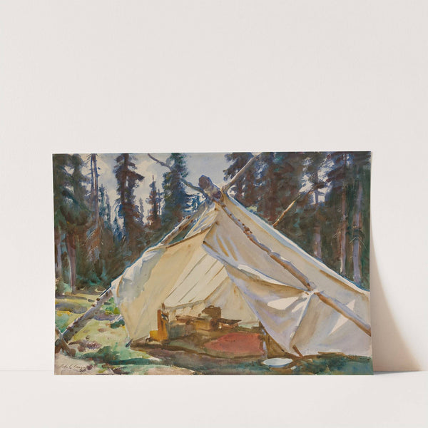 A Tent in the Rockies by John Singer Sargent