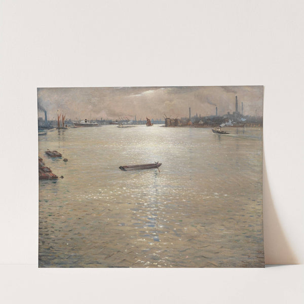 A Thames Landscape by Christopher R. W. Nevinson