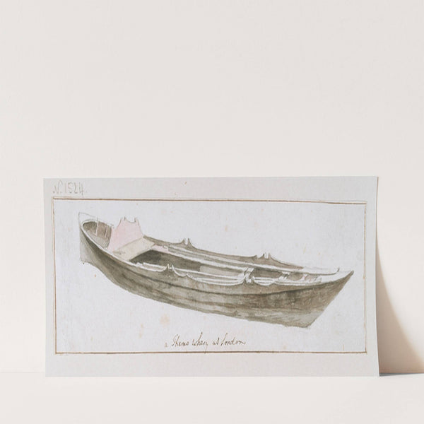 A Thems whery at London (ca 1760) by Johann Heinrich Müntz