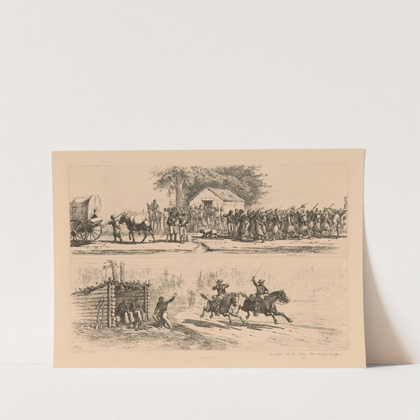 A thirsty crowd Newspapers for the Army. The race for camp by Edwin Forbes