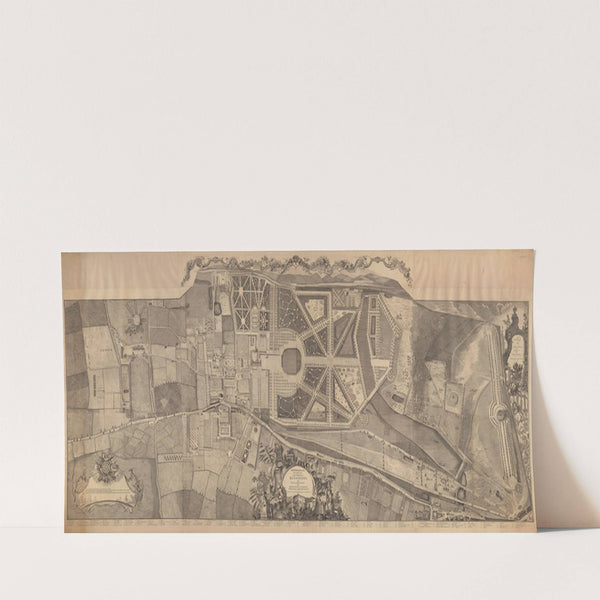 A Topographical Survey of the Parish of Kensington with Plans and Elevations of the Royal Palace and Gardens, Hyde Park and Knightsbridge (1766) by George Bickham the Elder