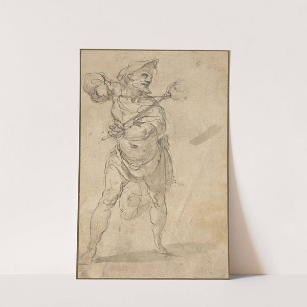 A Tormentor With Tongs by Follower of Taddeo Zuccaro