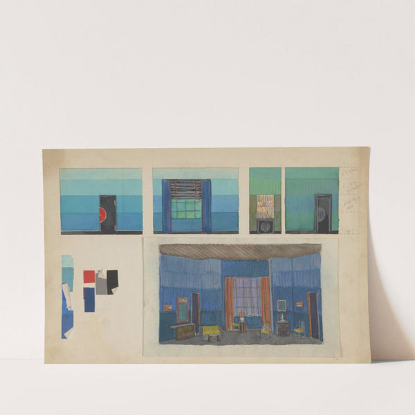 A Touch of Brimstone: Sketch no. 1, Domestic Interiors (1934-1943) by Michael Adrian