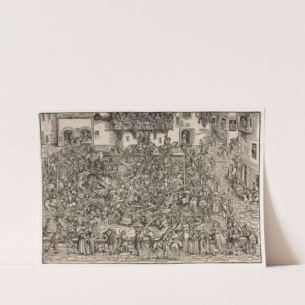 A Tournament (1506) by Lucas Cranach the Elder