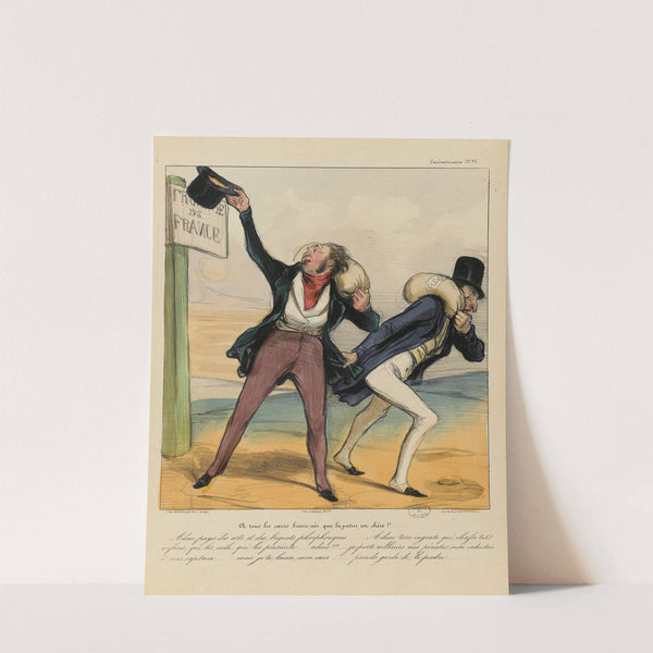 A tous les cœurs bien nés que la patrie est chère (1836-1838) by Honoré Daumier