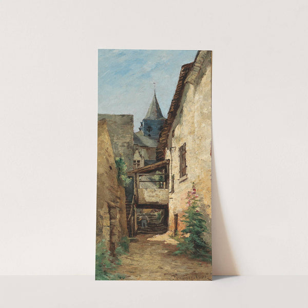 A Town Scene by Paul Désiré Trouillebert