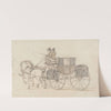 A Travelling Coach and Pair by Henry William Bunbury
