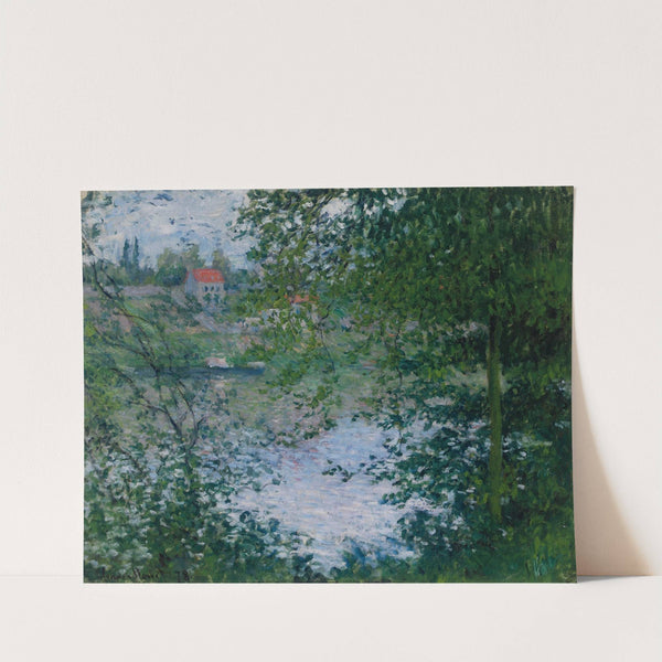 À Travers Les Arbres, Île De La Grande Jatte (1878) by Claude Monet