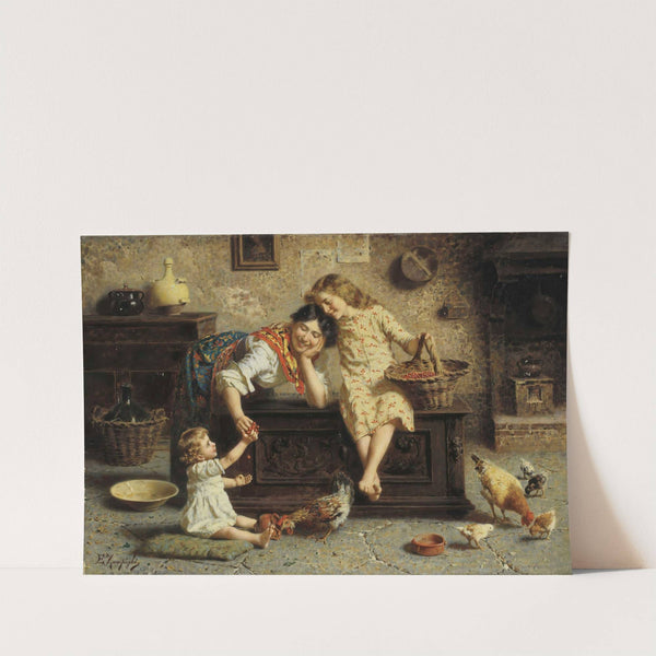 A Treat for Baby by Eugenio Zampighi