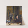 A Trompe L'oeil with A Boy And A Monkey, A Formal Italianate Garden Beyond by Jan Weenix