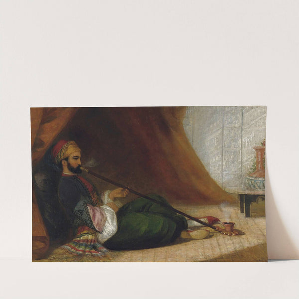 A Turk Smoking A Tchubuk by Adelaide Claxton