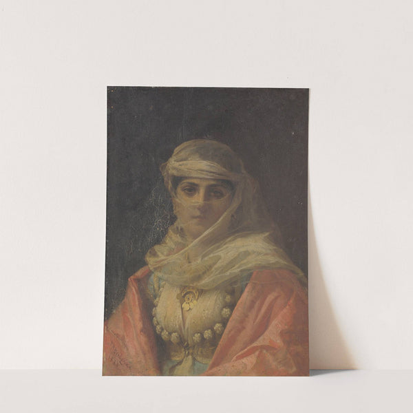 A Turkish Beauty (1880) by Frederick Arthur Bridgman