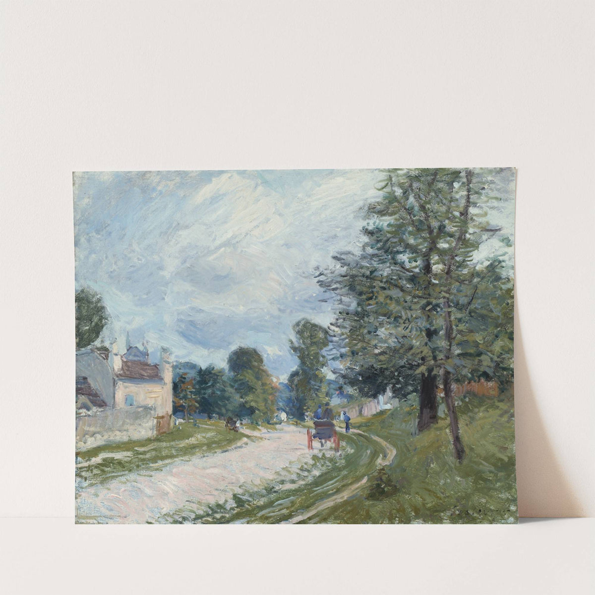 A Turn in the Road (1873) by Alfred Sisley