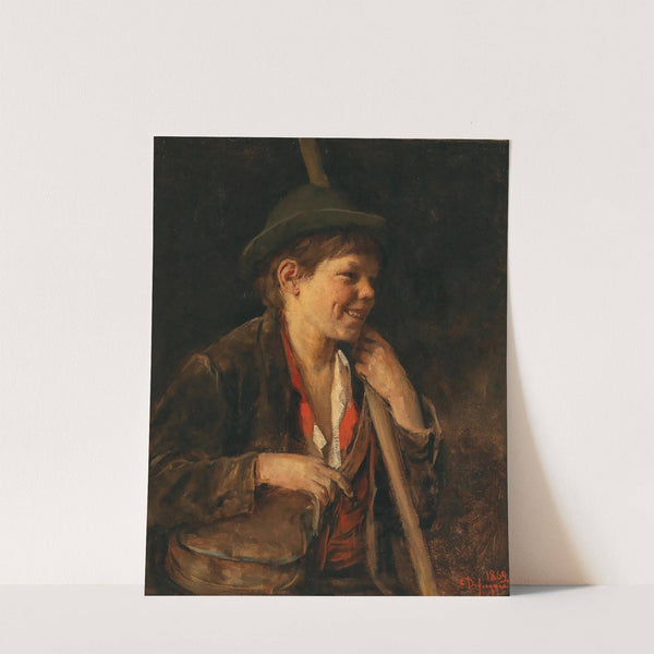 A Tyrolean Shepard Boy (1869) by Franz von Defregger