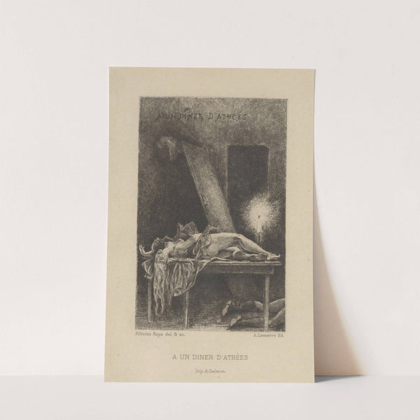 A un diner d’athées (1886) by Félicien Rops
