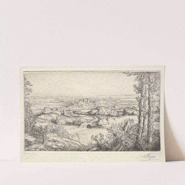A Valley in Burgundy (Une Vallée en Bourgogne) (c. 1857–1911) by Alphonse Legros