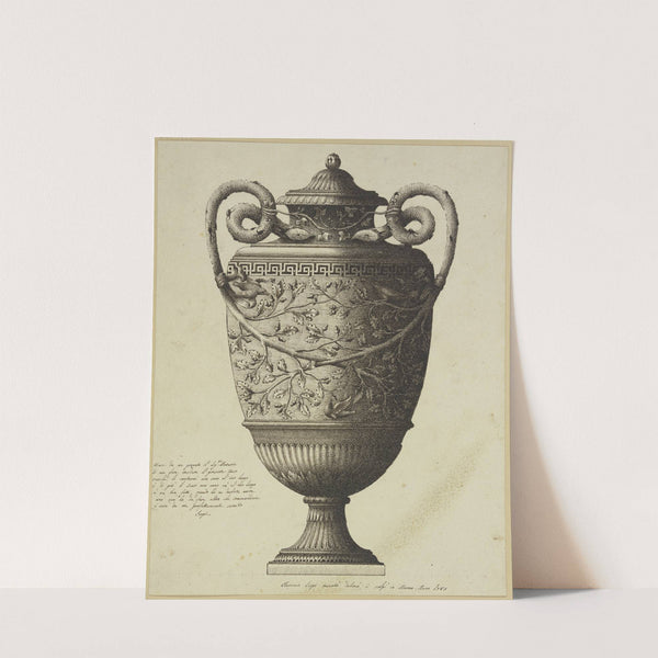 A vase by Antonio Isopi